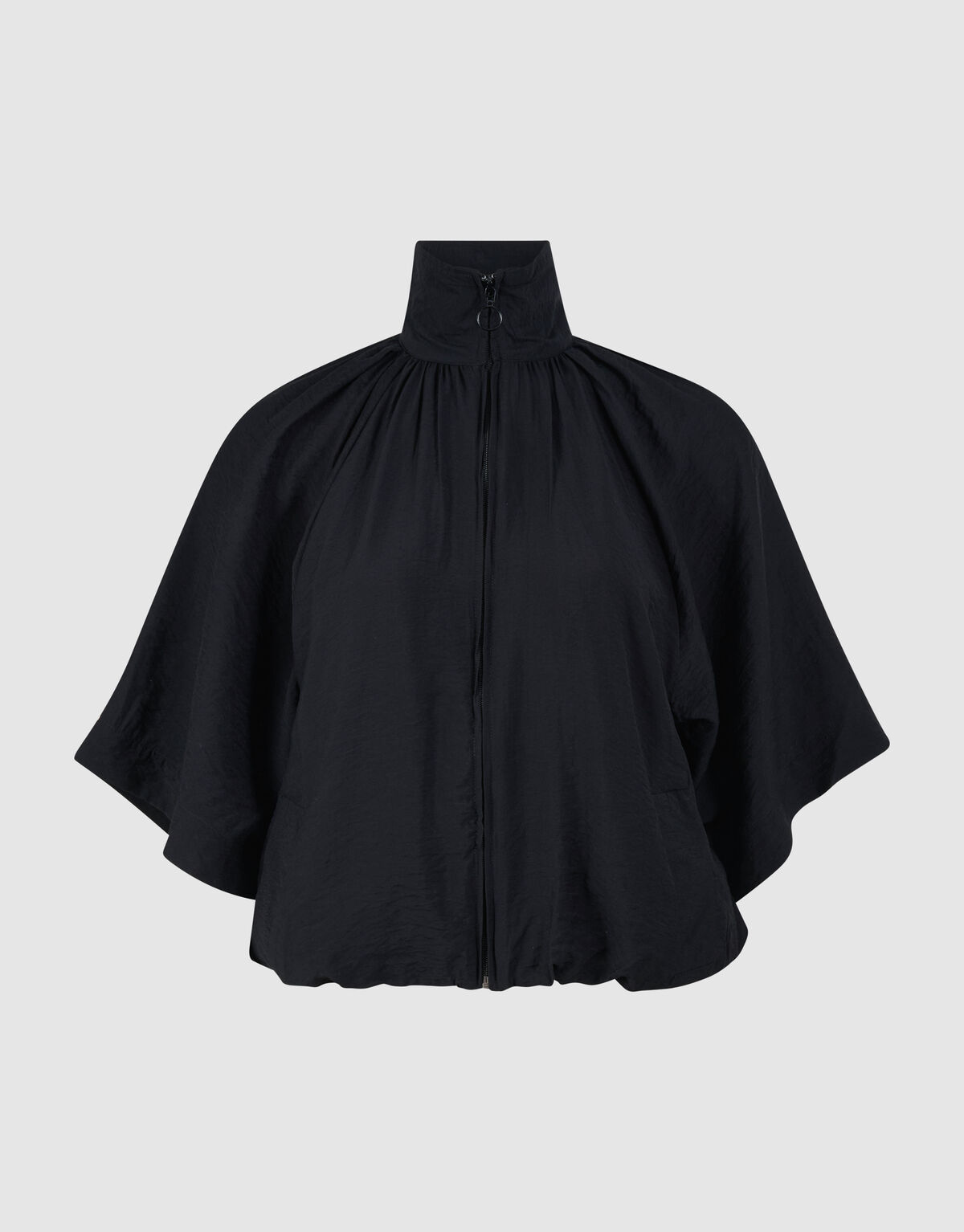 Sporty Tracksuit Blouse Zwart