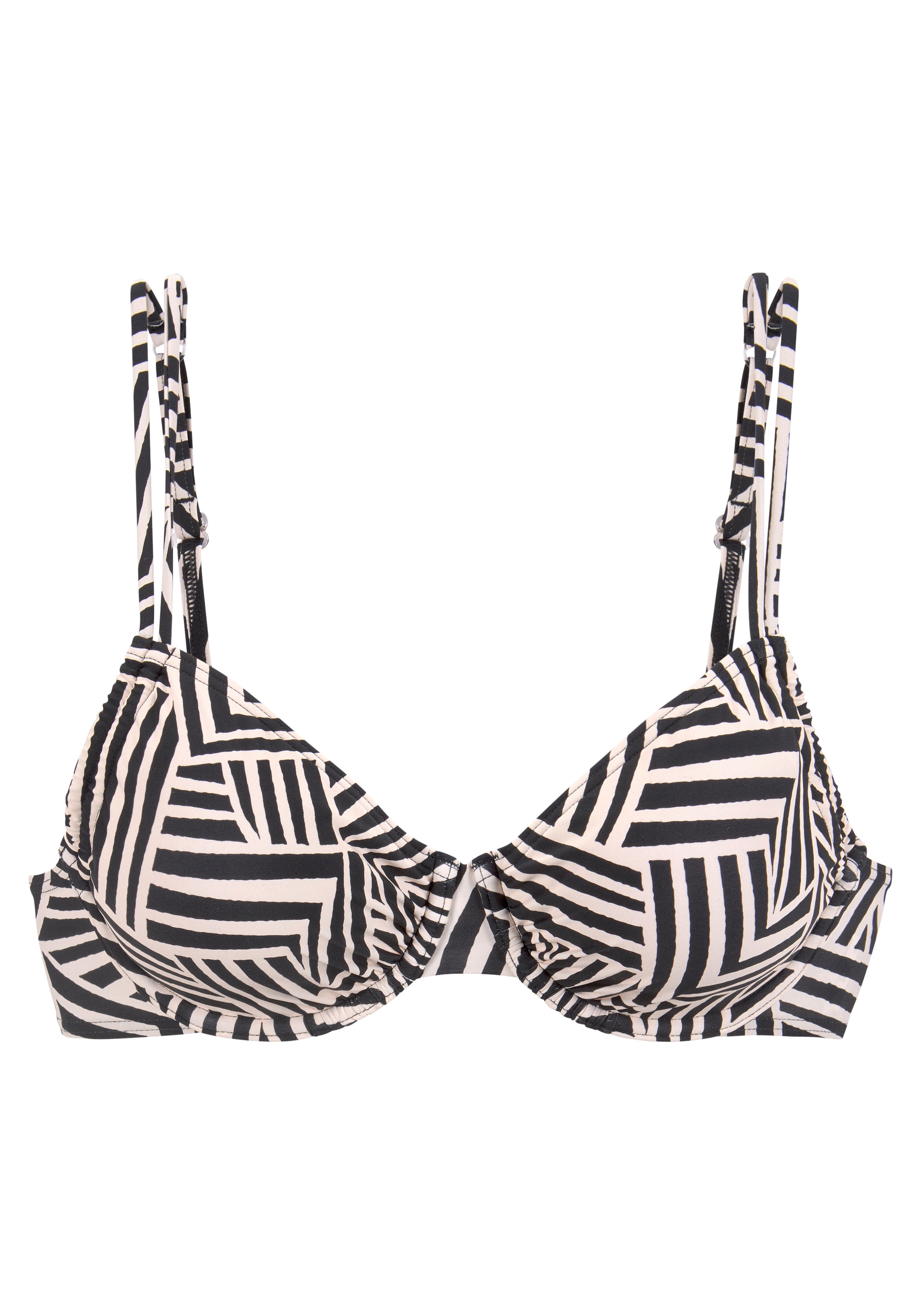 LASCANA Bügel-Bikini-Top »Cleo« mit geometrischem Druck