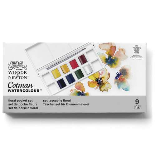 WINSOR & NEWTON Cotman™ Themen-Sets mit 8 halben Näpfchen