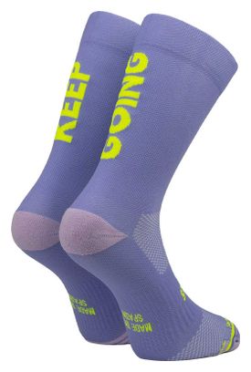 Chaussettes Sporcks Keep Going Violet