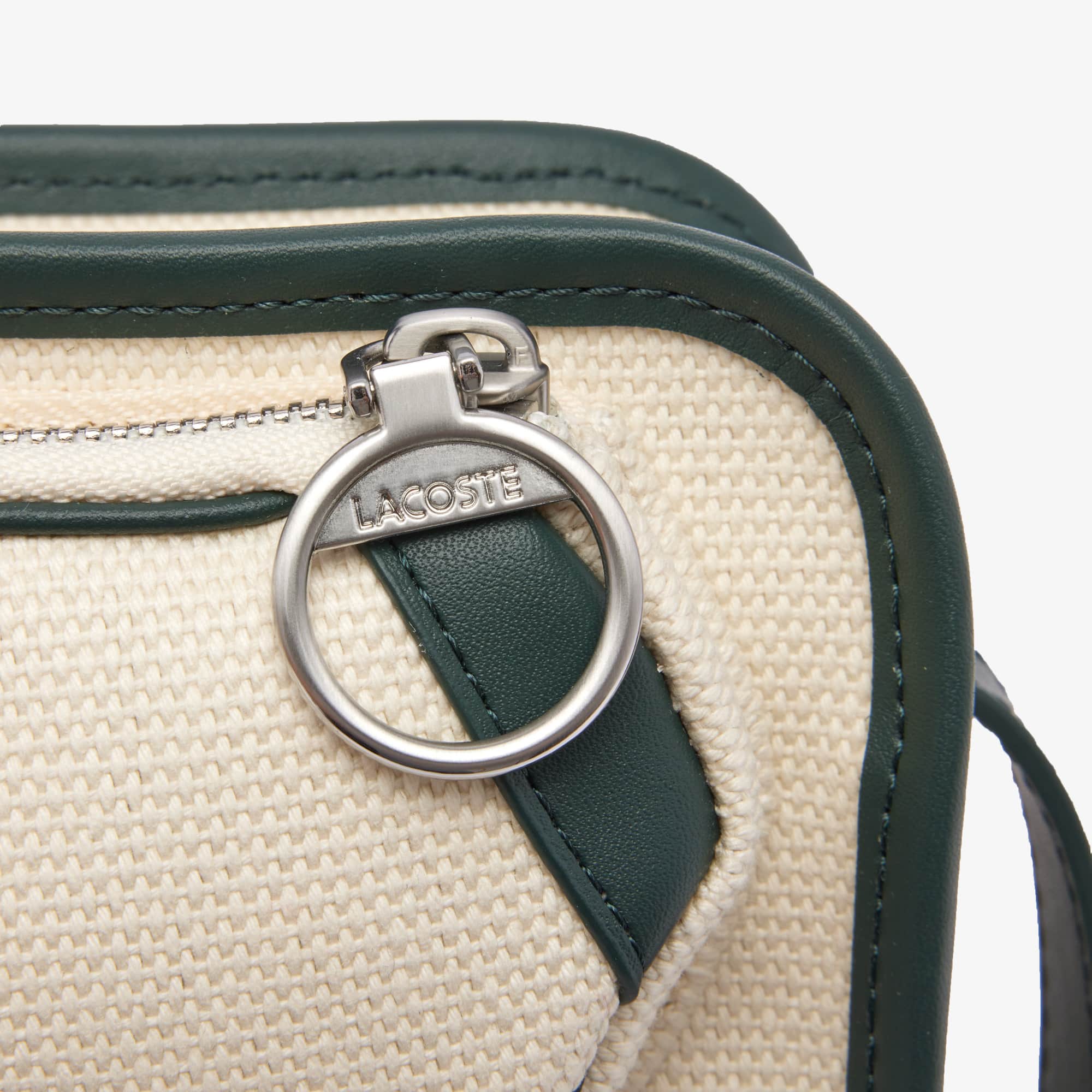 Sac bandoulière inspiration tennis en textile Sacoches & Pochettes - Blanc - Lacoste - Unisex