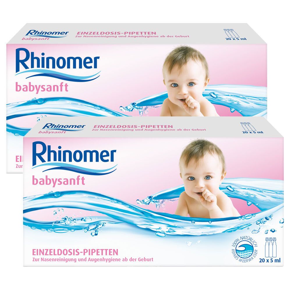 Rhinomer® babysanft Meerwasser Einzeldosis-Pipetten