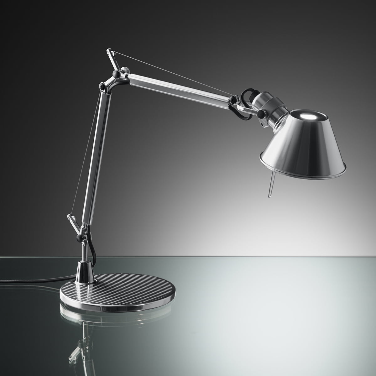 Tolomeo Micro bureaulamp retrofit oranje