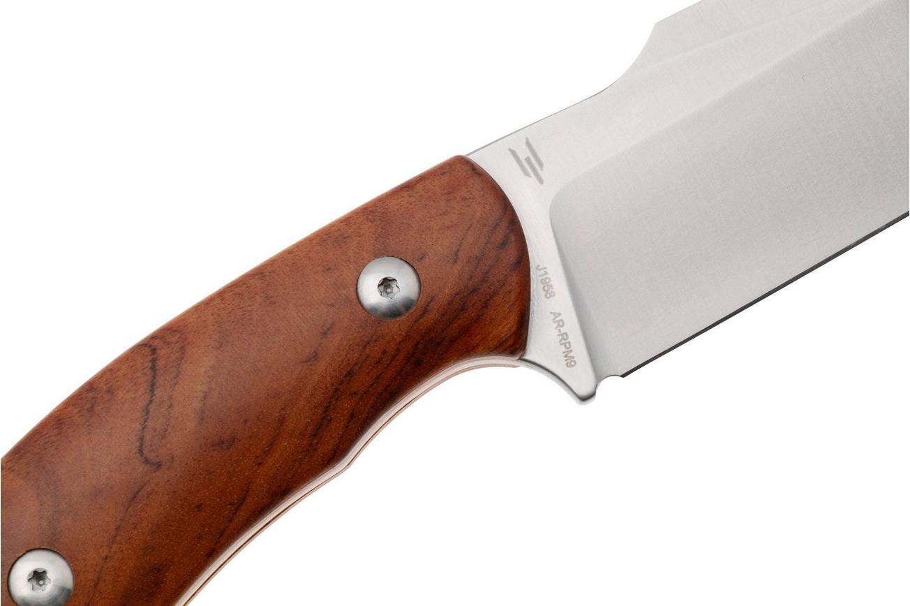 CJRB Mutt J1958-WD Satin AR-RPM9, Wood, vaststaand mes, Johnathan Shaw design