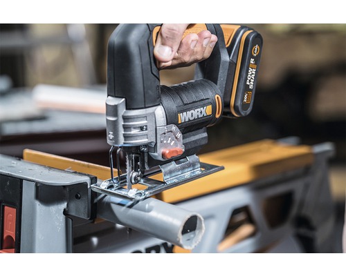WORX 20V 80mm snoerloze decoupeerzaag WX543.9 + GRATIS bonusartikel 20V accu WA3644 (4,0Ah)