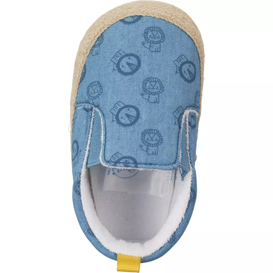 Sterntaler Baby-Schuh Löwe mittelblau