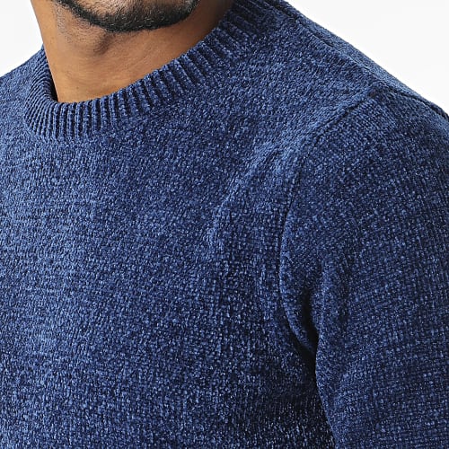 Pull Bleu Roi Chiné