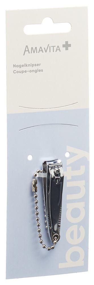 Amavita Beauty Nagelknipser mit Kette 1 Stk