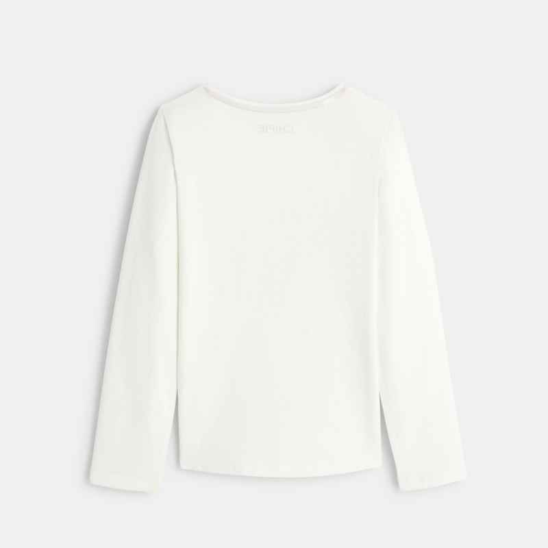 T-shirt Scottish Originals blanc fille Chipie