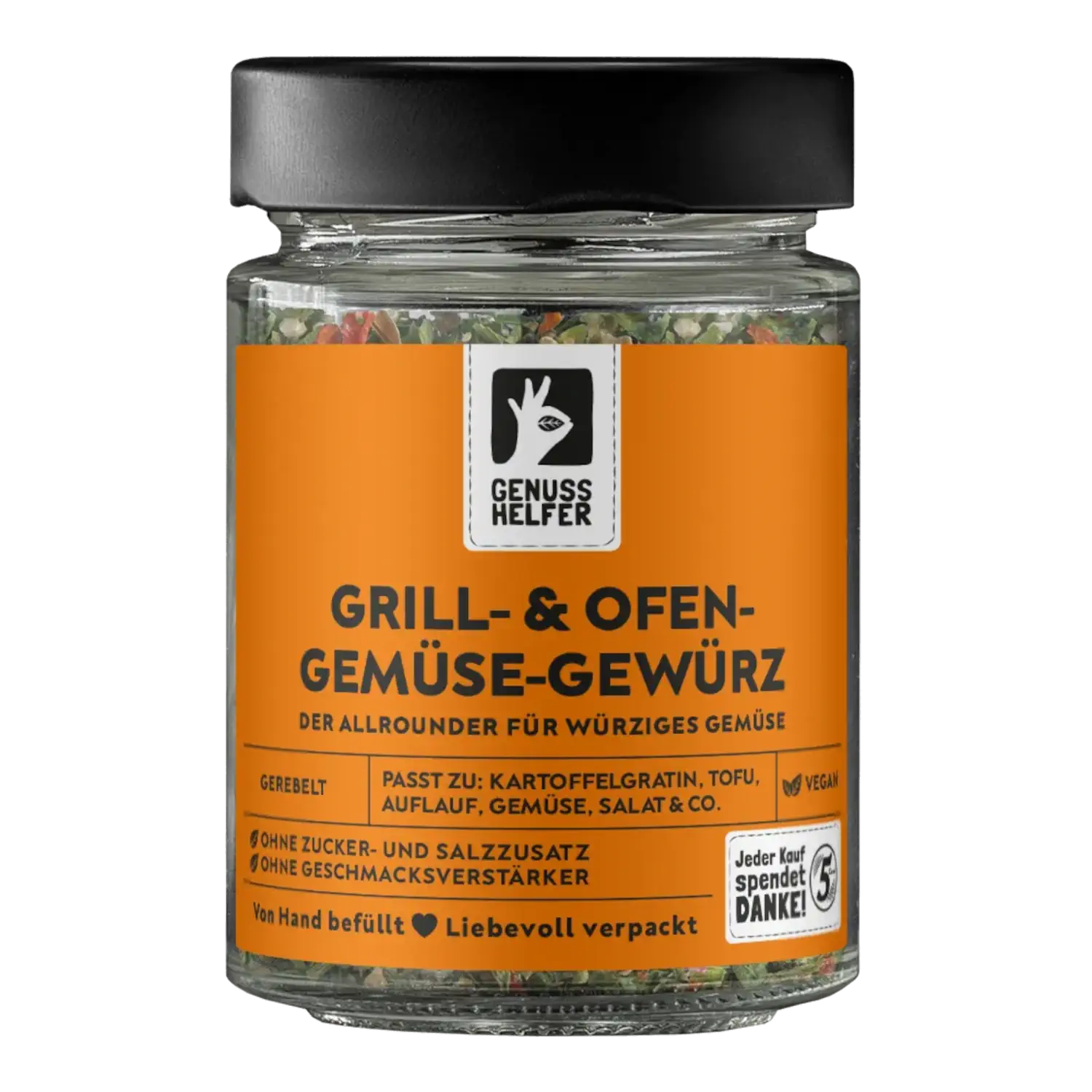 Grill- und Ofengemüse Gewürz, im Glas