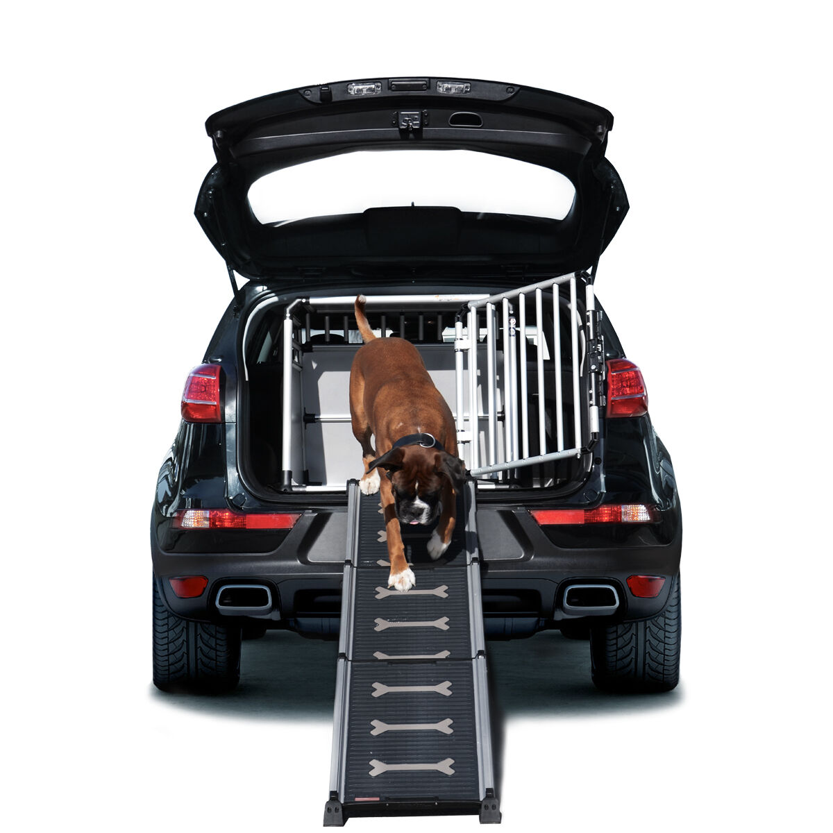Proline Easy-steps - Loopplank Hond - Uitschuifbaar - zwart