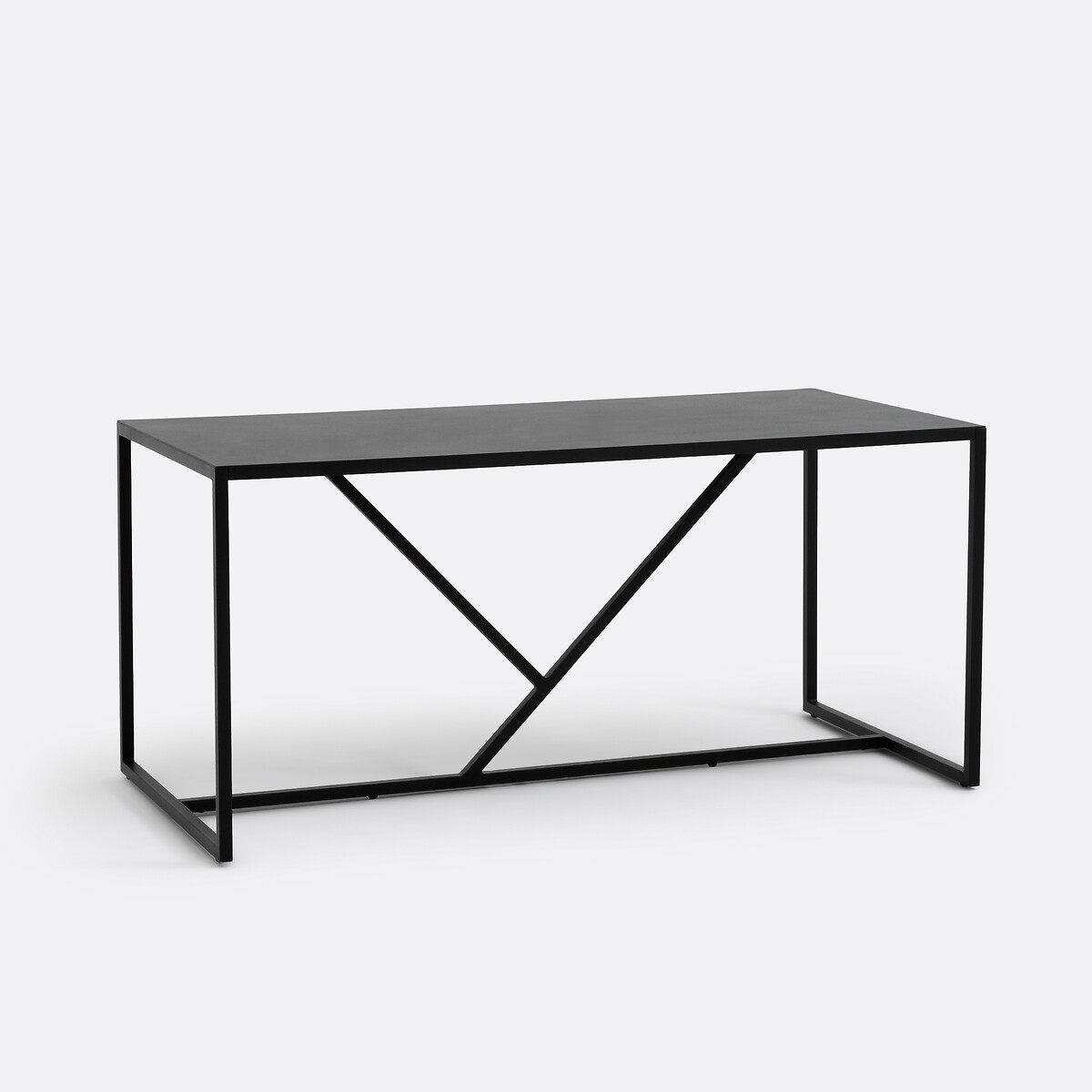 LA REDOUTE INTERIEURS<br>Mesa retangular de alumínio para jardim, Abby