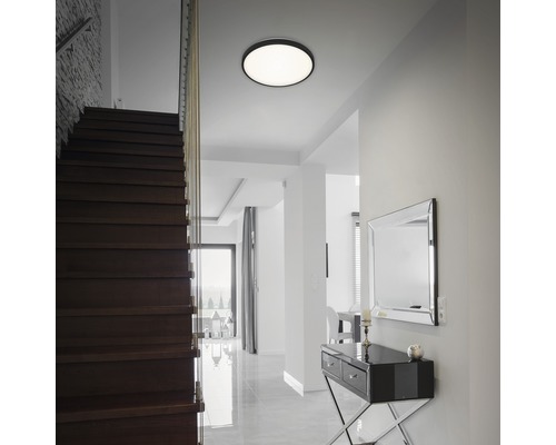 LED plafondlamp 24W 2200 lm 4000K Ø 38,5 cm Manny zwart/wit
