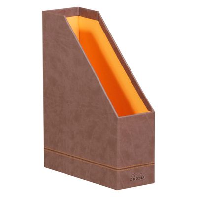 RHODIA Rhodiarama - Porte-revues - chocolat - en polyuréthane