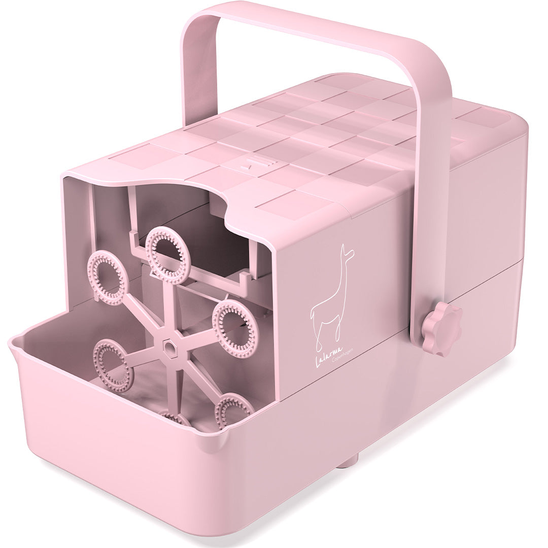 Lalarma bellenblaasmachine pro - roze