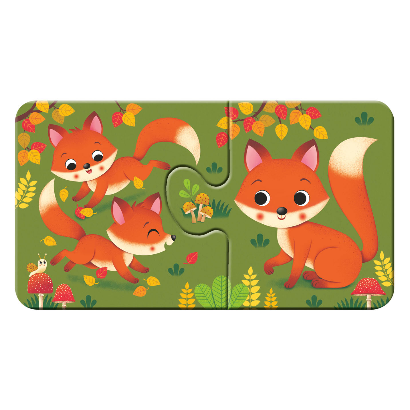 Dieren en hun Kleintjes Puzzel, 9x2st.
