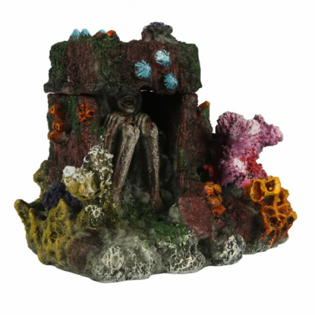 Décoration pour aquarium os perdus en résine Aqua Della