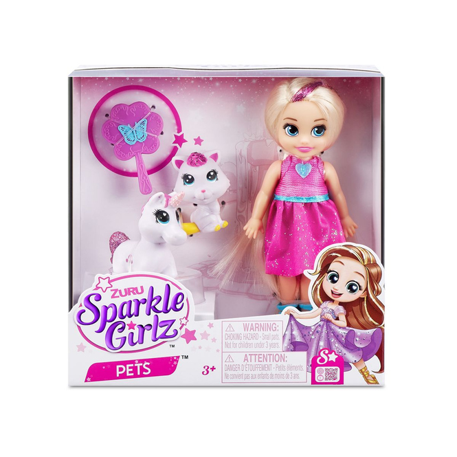 Sparkle Girlz - Prinzessin mit Haustier - Spielset - Blond