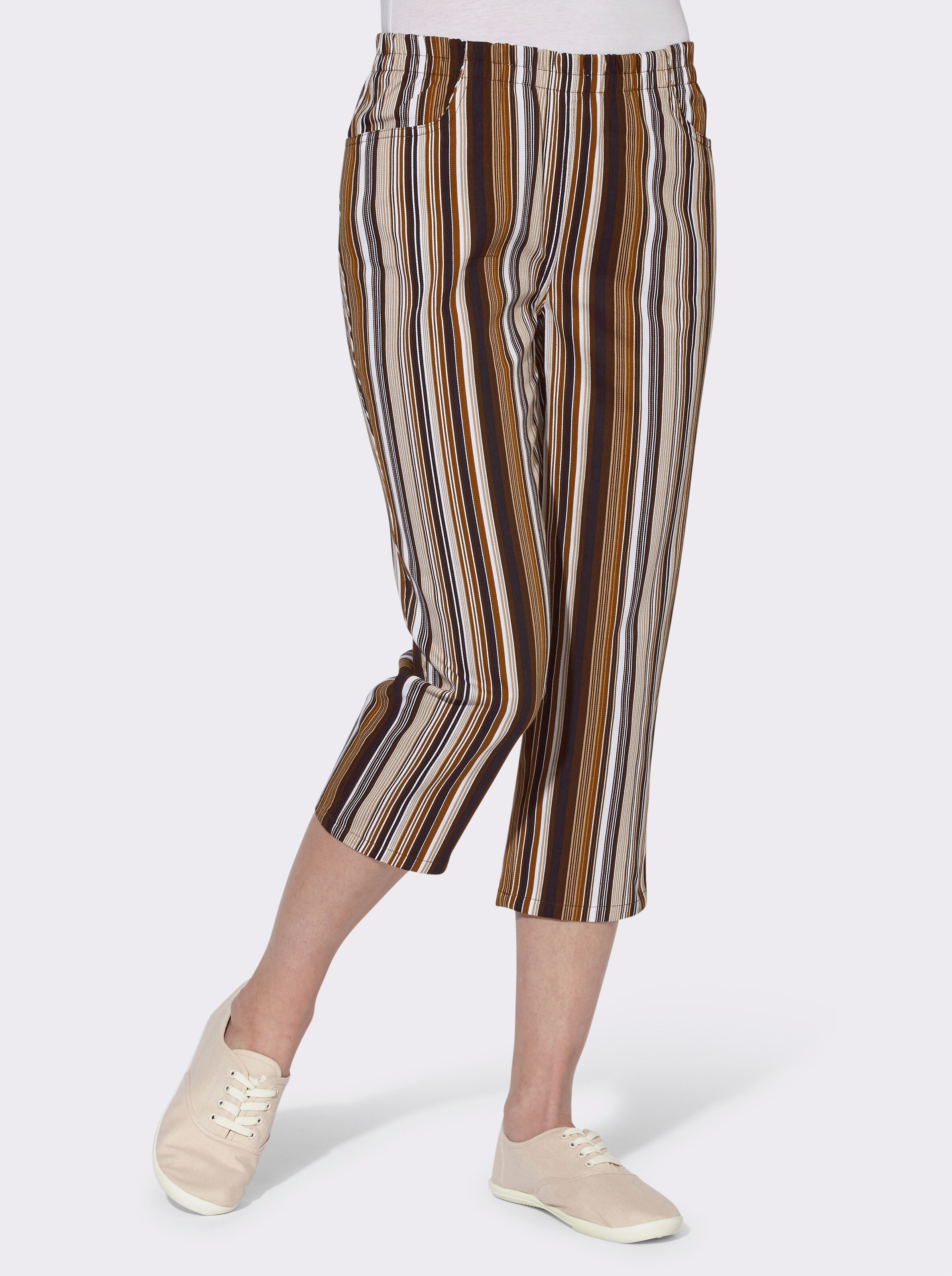 Caprihose aus reiner Baumwolle