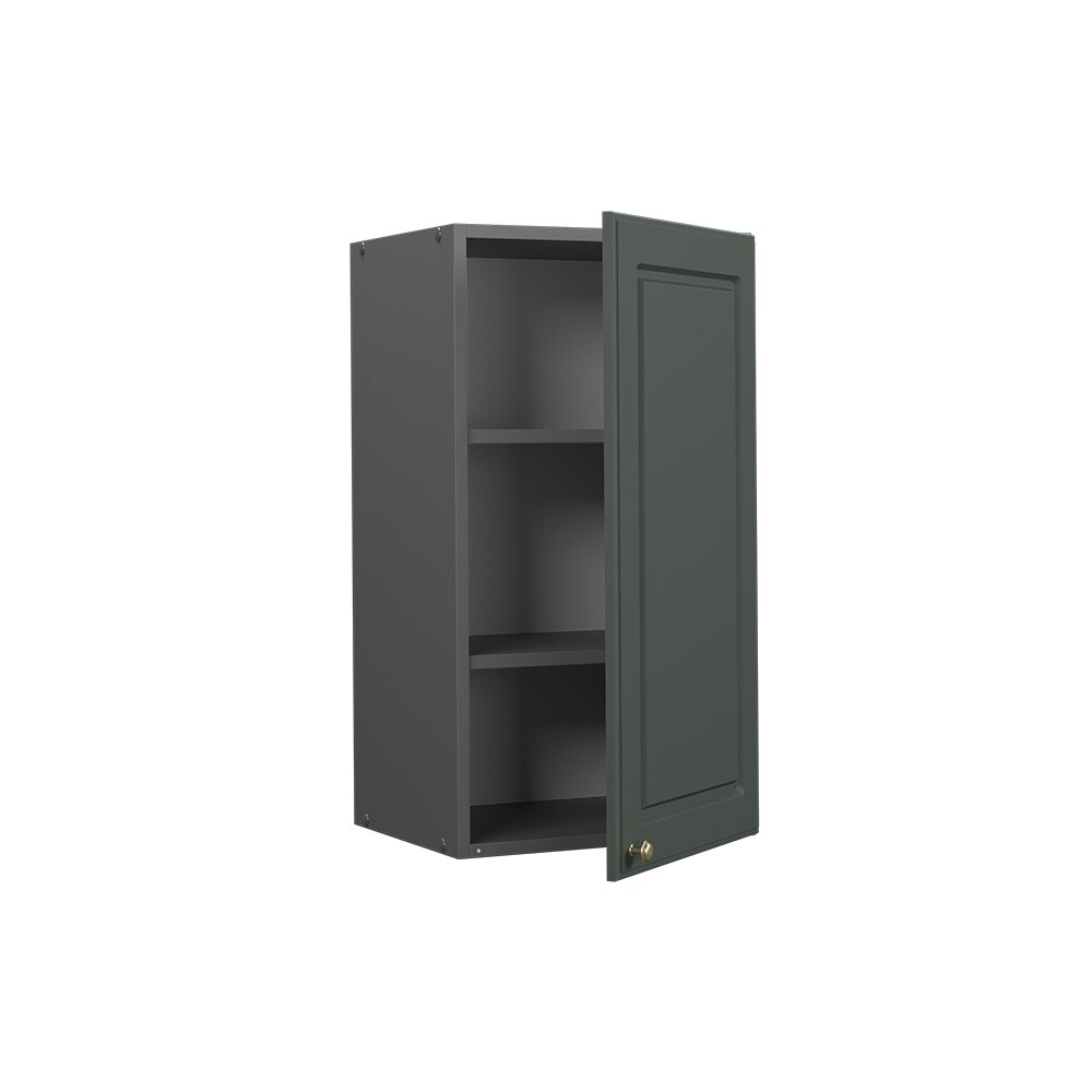Vicco Hängeschrank Küchenschrank Küchenmöbel Fame-Line Anthrazit Grün-Gold Landhaus 40 cm Küche Einbauküche Hängeschrank Drehtür Einlegeboden Küchenzeile