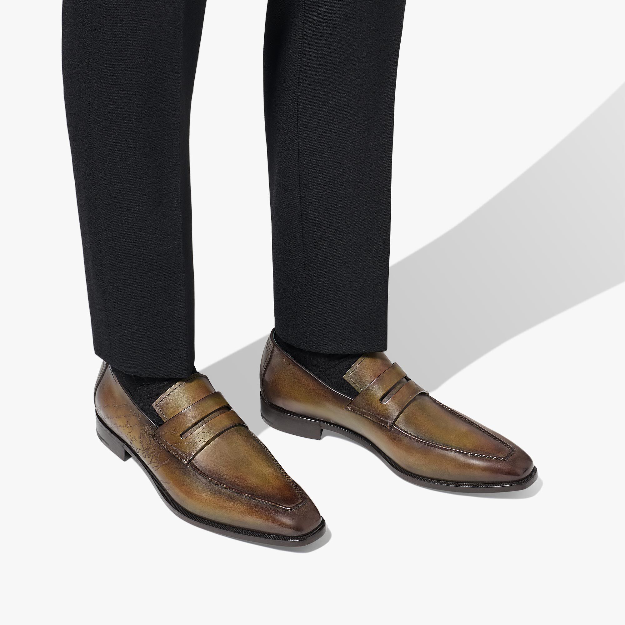 Mocassin Andy Demesure Neo En Cuir Scritto