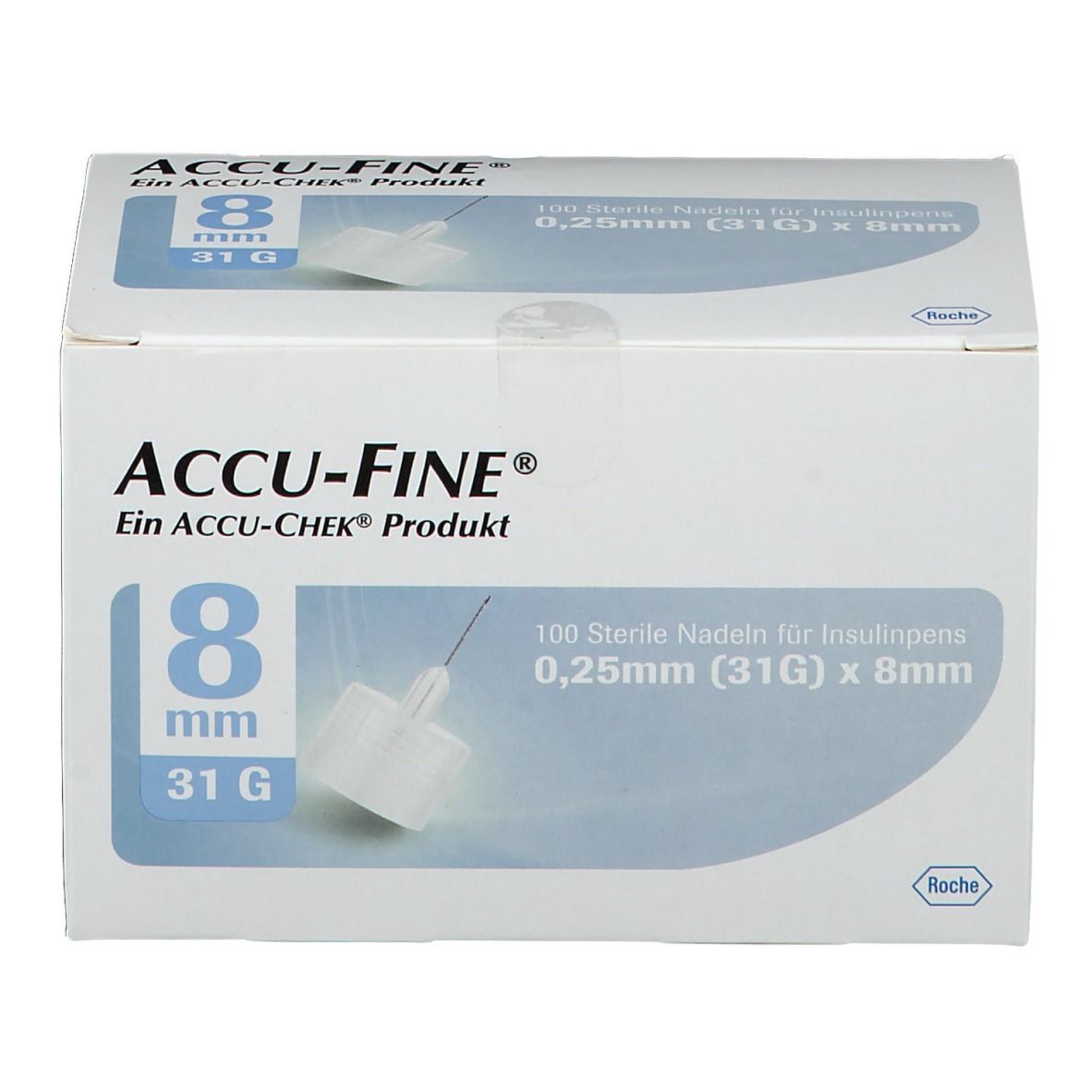 ACCU-FINE® sterile Nadeln 8 mm (31G)