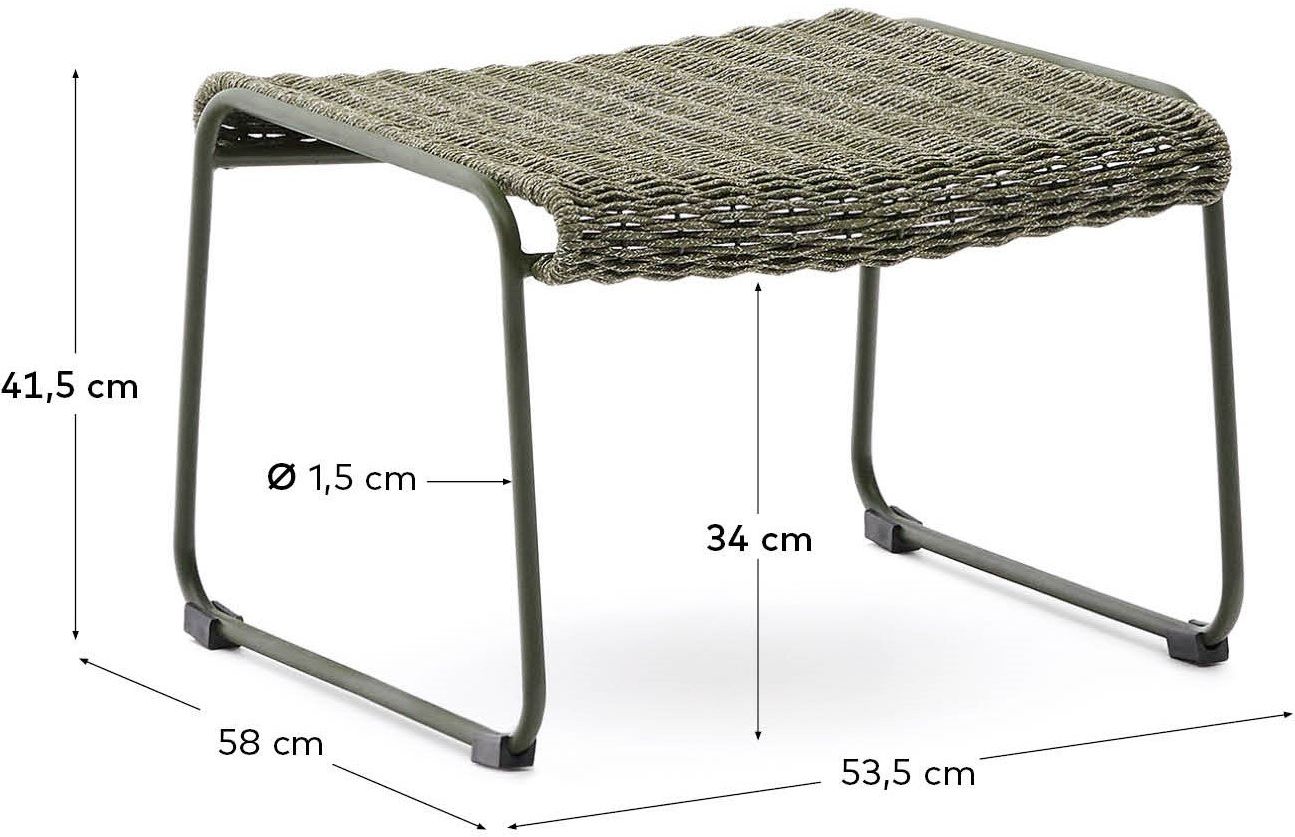 Kave Home   Maurina Outdoor Hocker