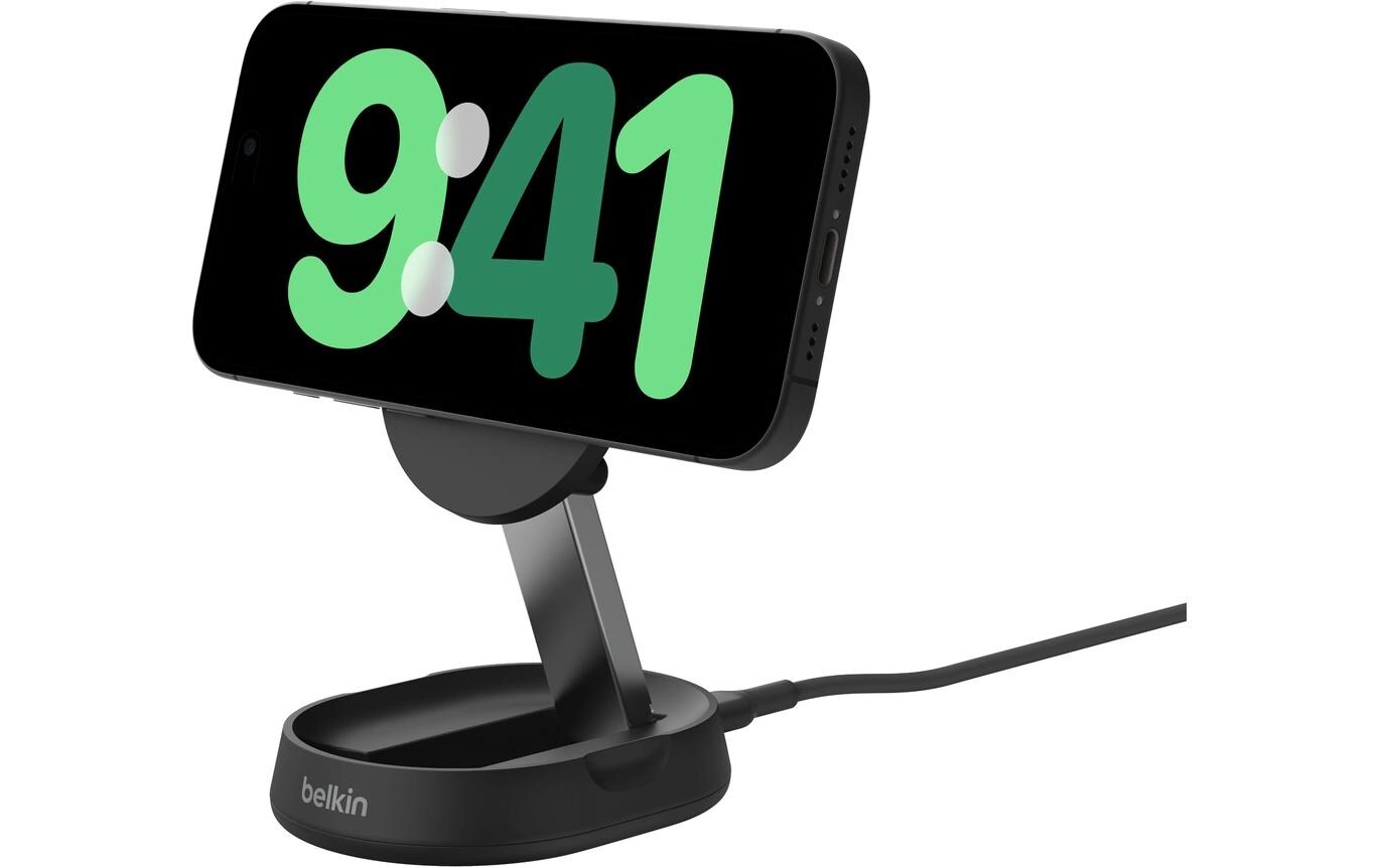 Wireless Charger Boostcharge Pro Qi2 SchwarzVerstellbare kabellose magnetische Ladestation mit Qi2