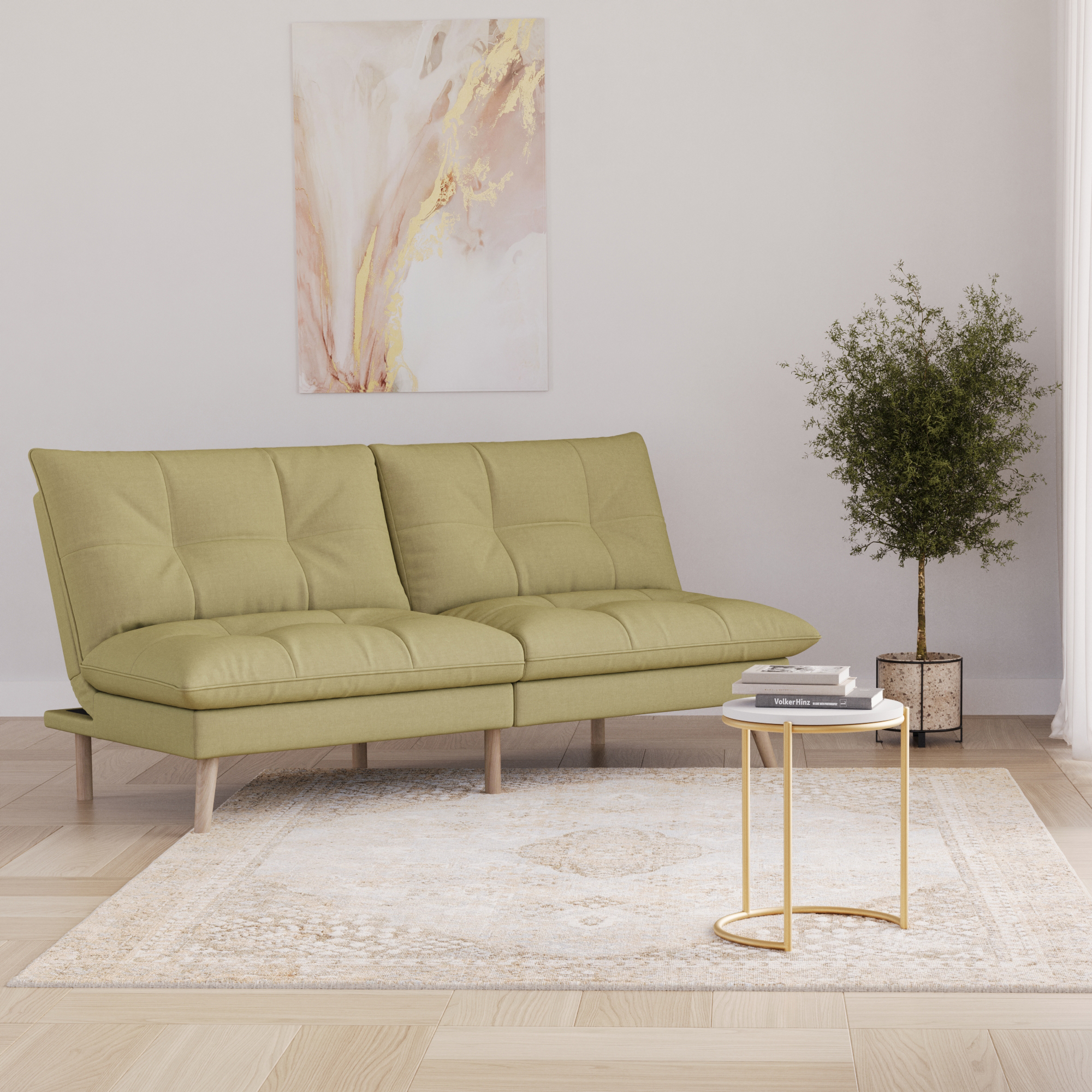 Schlafsofa HOLLY hellgrün