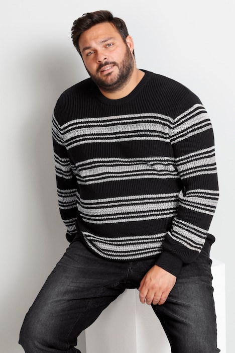 Boston Park Pullover, Bauchfit, Ringel, Rundhals, bis 80/82