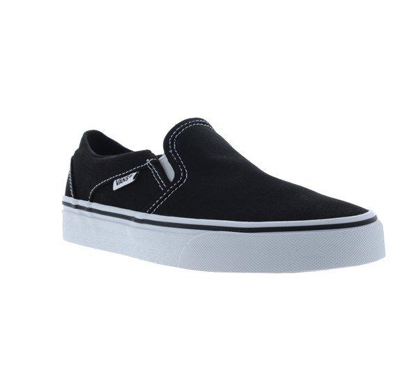 Vans Asher Slip On Canvas Trainers Womens