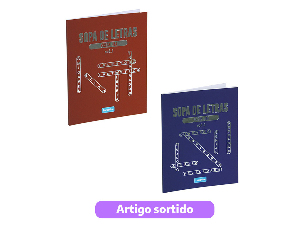 SOPA DE LETRAS PREMIUM - MODELOS SORTIDOS