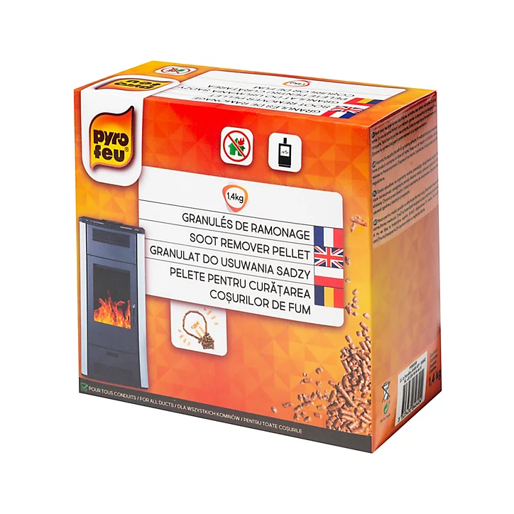 Granulés de ramonage pour poêle à pellet Pyrofeu 1.4 kg