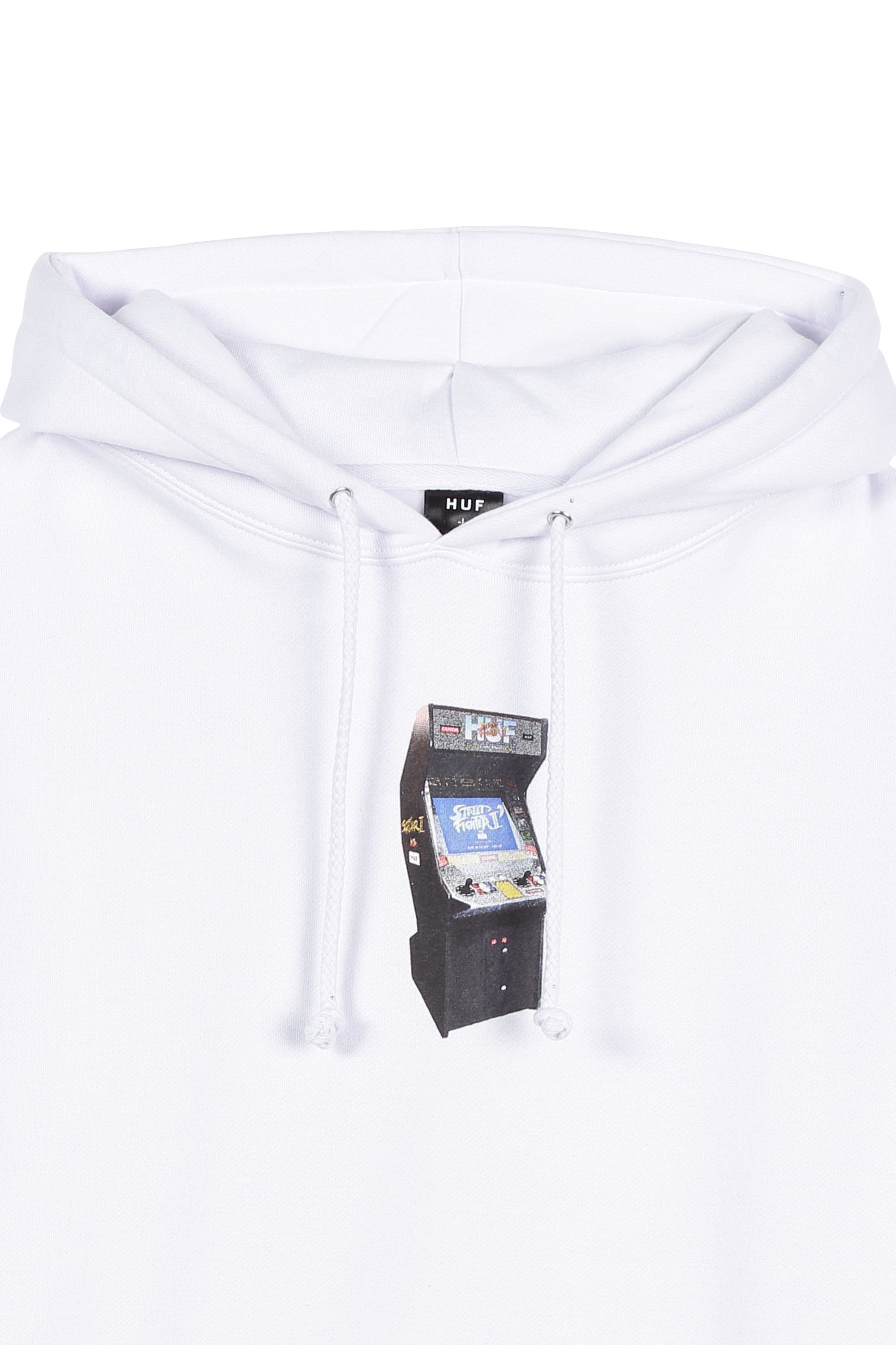 HUF Hoodie Huf x Street fighter HUF SWEAT ARCADE HOOD WHITE Blanc