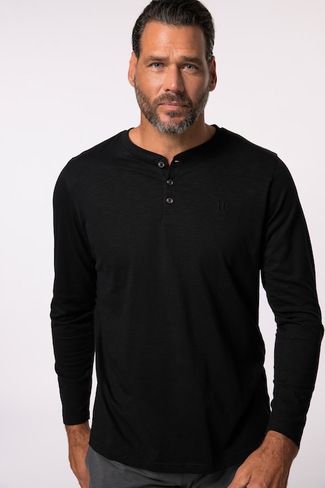 JP 1880 Schlafanzug, Zweiteiler, Henley, bis 8 XL