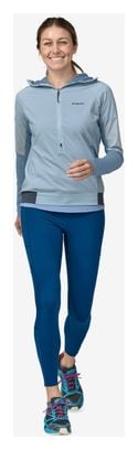 Veste Trail Running Femme Patagonia Airshed Pro Pullover Bleu