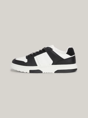 Tênis Brooklyn Leather com sola de borracha colorida