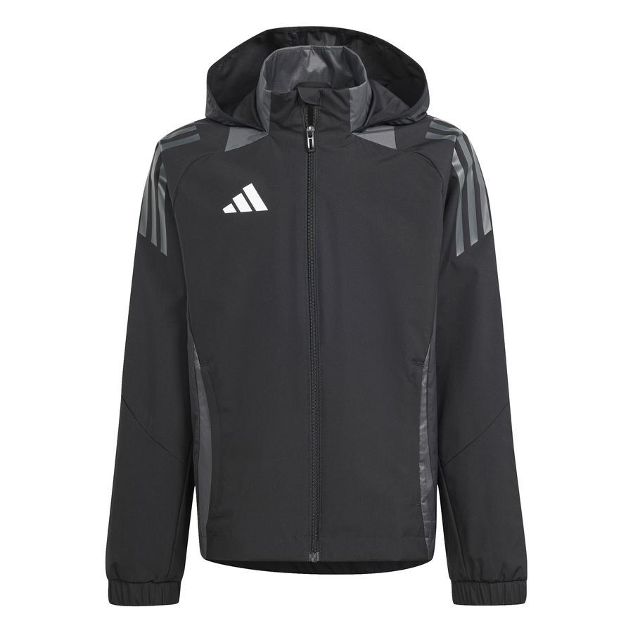 adidas Veste d'Entraînement Tiro 24 All Weather - Noir/Gri Enfant