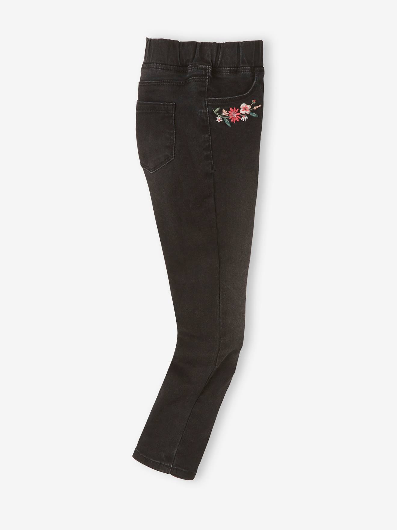 Calças legging bordadas 