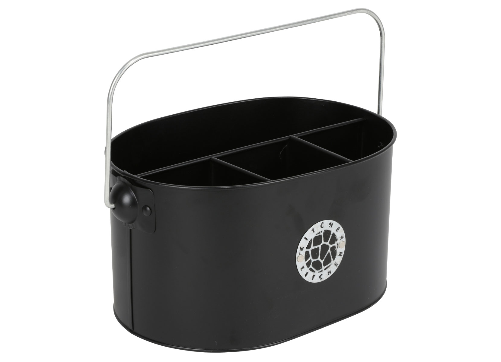 Besteckhalter Black-Line aus Metall 28x13x19cm