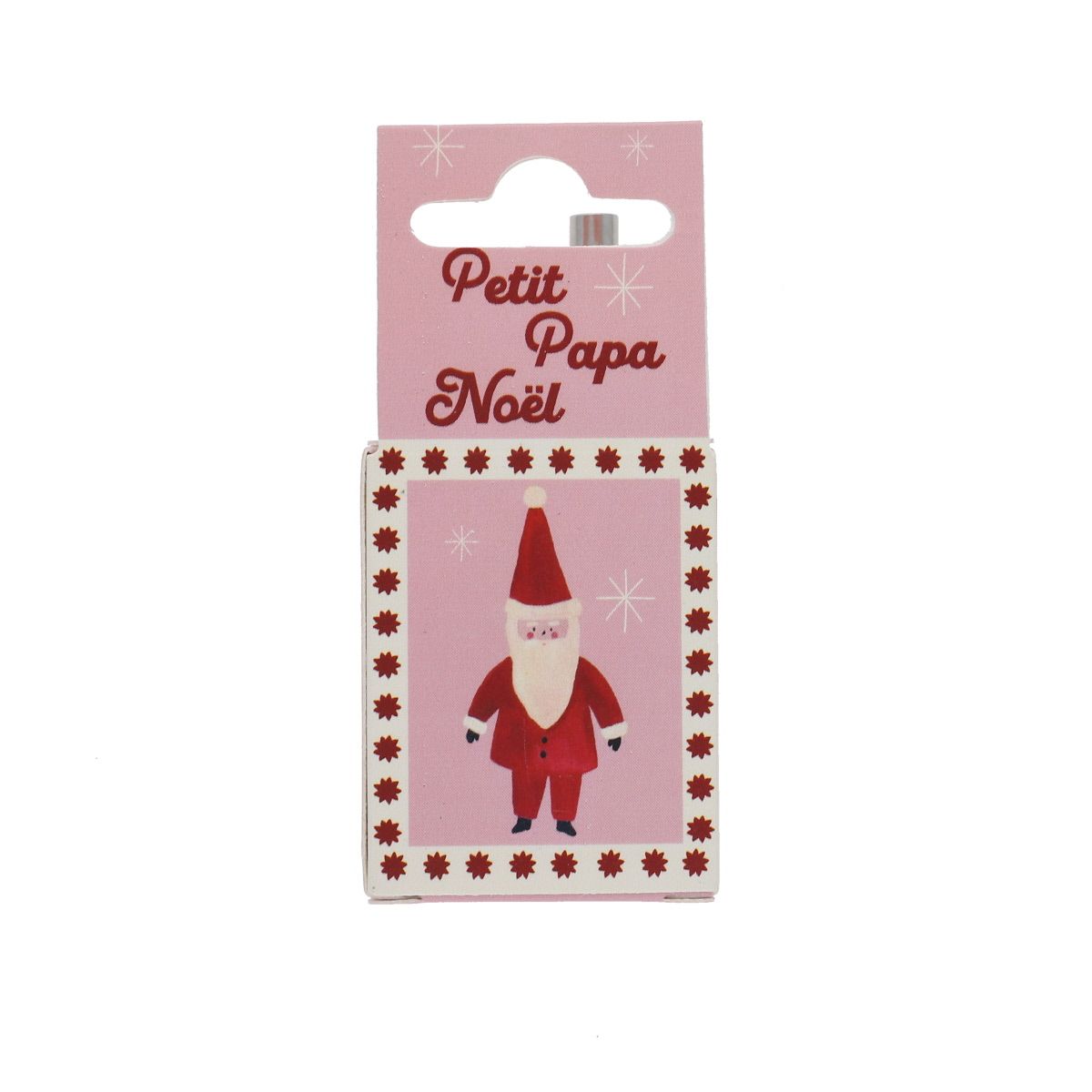 Boîte à musique avec manivelle - Petit papa Noël  .