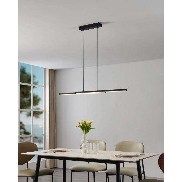 EGLO - Fraioli-Z langbordspendel sort - RGB + TW - Zigbee, Bluetooth