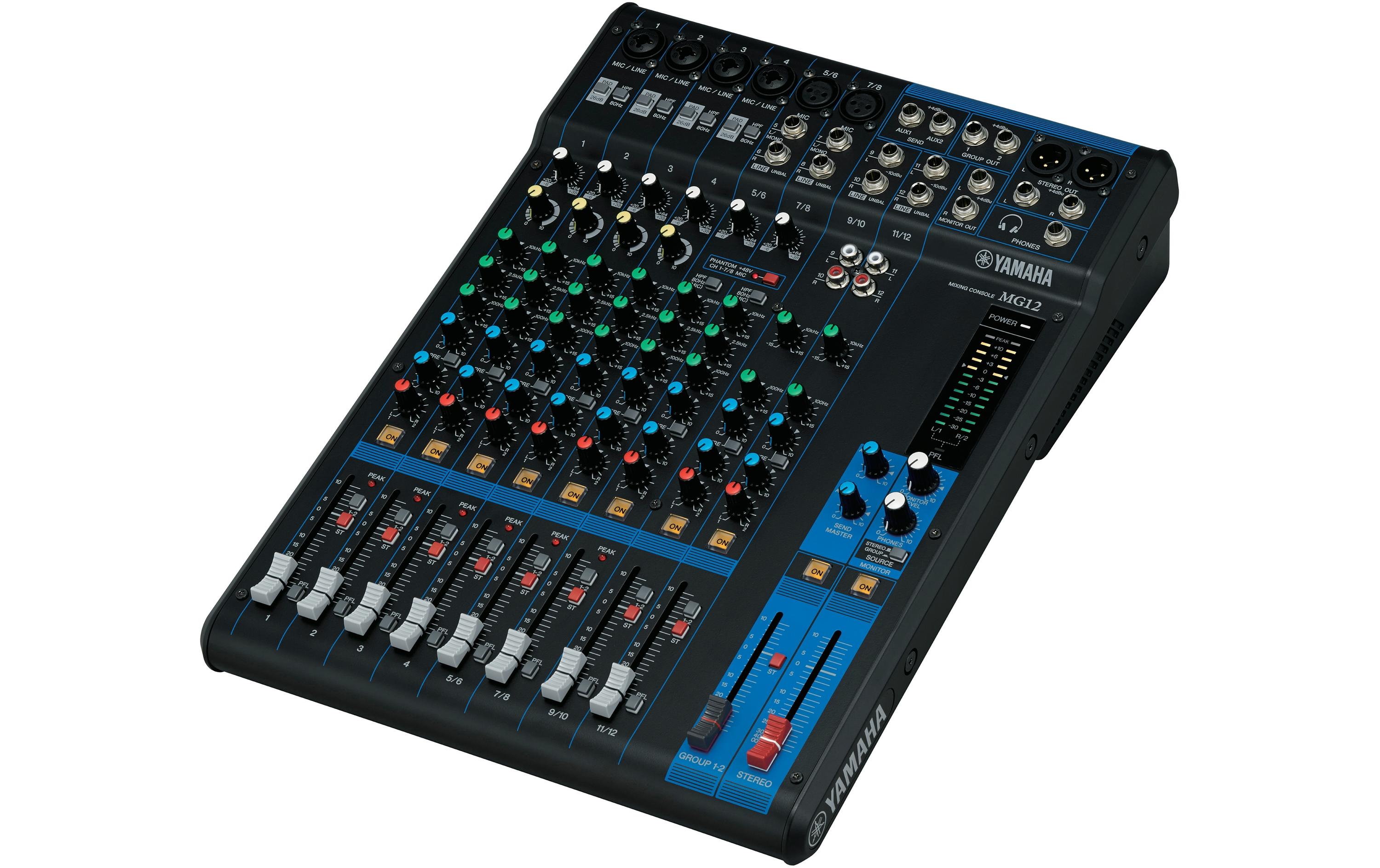 Mischpult MG12 - 12-Kanal, analog<br>12-Kanal-Analogmixer