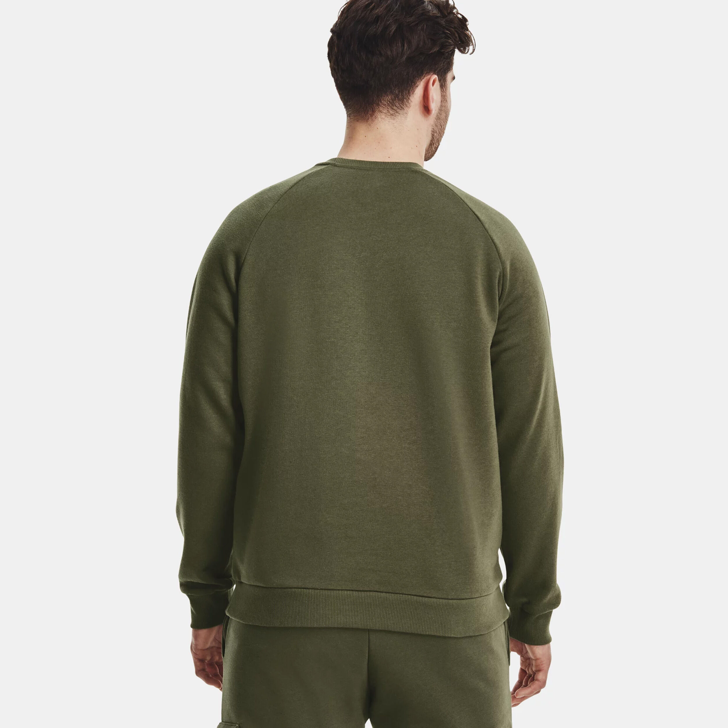 Under Armour Rival Crew Sweat-shirt Hommes - Vert Foncé