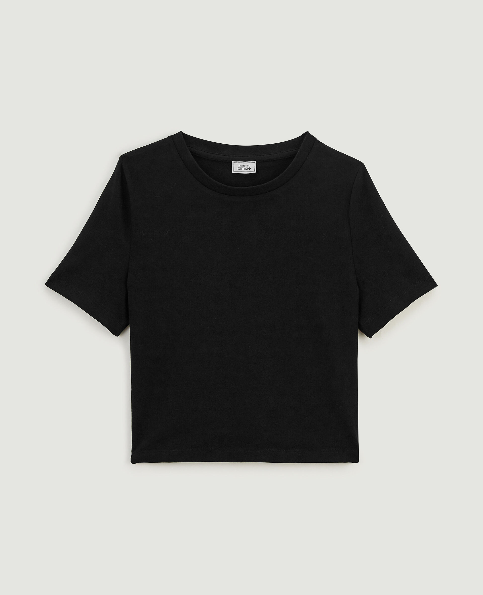 T-shirt cropped - Noir
