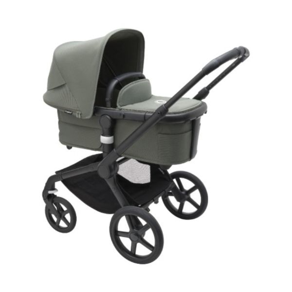 Bugaboo Fox 5 Kinderwagen 2-in-1 - Black/Forest Green   Cybex Cloud T Plus Autostoeltje
