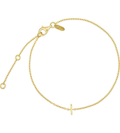 Design Letters Armband - I - 18 Karat vergoldet