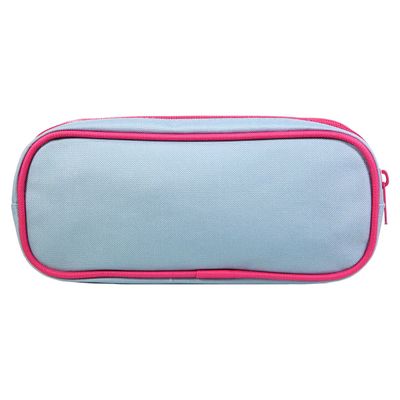 Trousse rectangulaire Lililou - 2 compartiments - rose - Bagtrotter