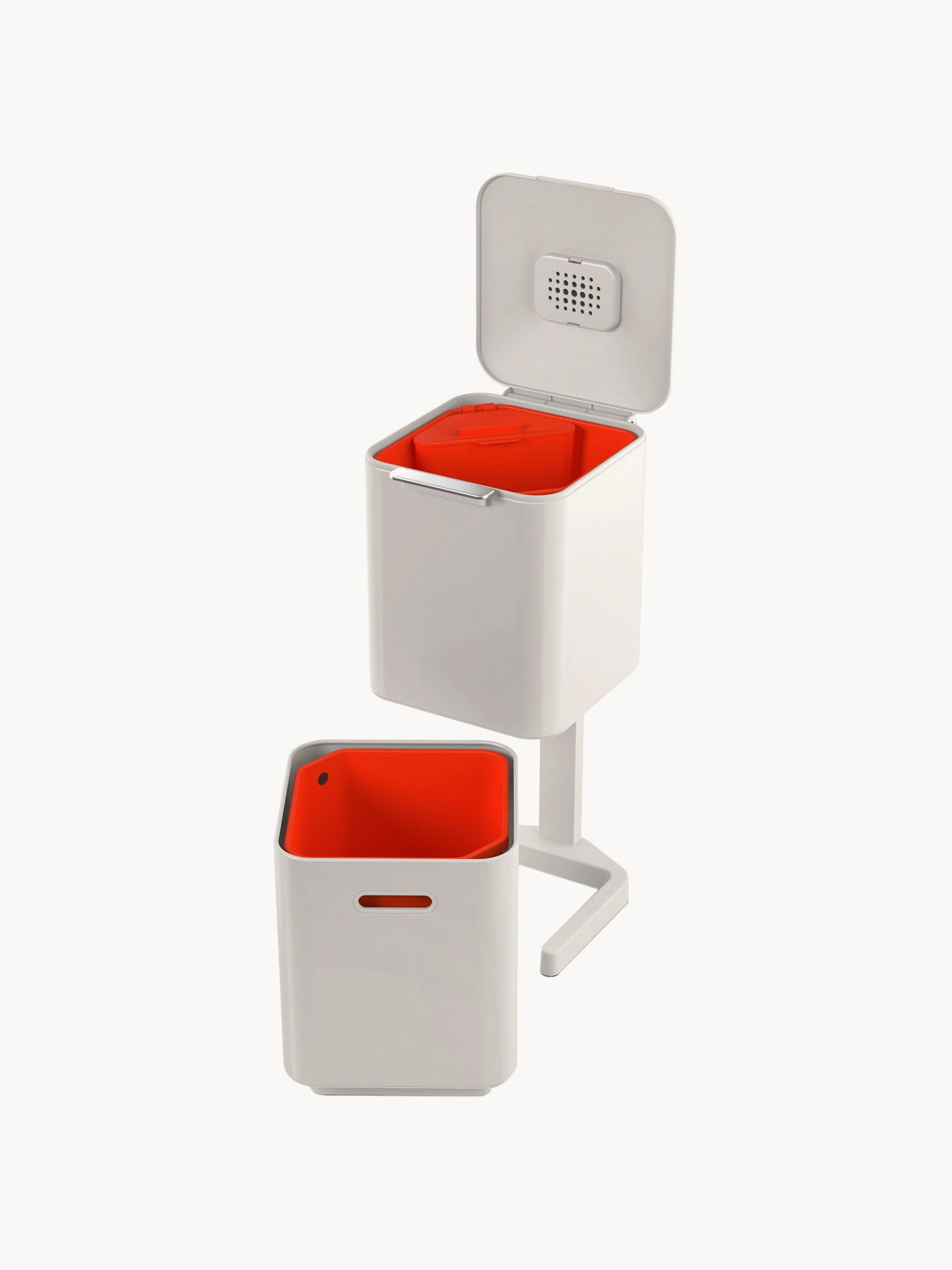 Afvalemmer Totem met aparte recycling unit, in verschillende formaten