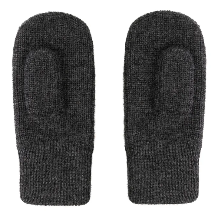 Gray Label Moufles en Maille | Gris anthracite
